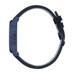 Hugo Men's #Focus Quartz Blue IP and Leather Strap Casual Watch, Color: Blue