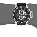 Invicta I-Force Stainless Steel Watch With Black Synthetic Band