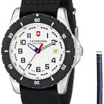 Victorinox Men's 241676.1 Analog Display Swiss Quartz Black Watch