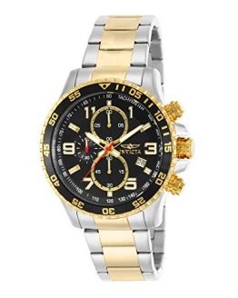 Invicta Men's 14876 Specialty Chronograph 18k Gold Ion-Plated and Stainless Steel Watch