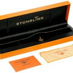 Stuhrling Original Men's Aviator Falcon Eagle Elite Swiss Quartz Rose Tone Watch