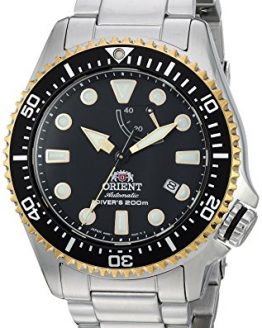 Orient Men's 'Triton' Japanese Automatic Stainless Steel Diving Watch, Color:Silver-Toned (Model: RA-EL0003B00A)
