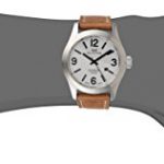 Glycine Men's "Incursore" Stainless Steel Automatic Watch with Brown Leather Band