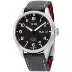 Oris Big Crown ProPilot Black Dial Canvas Strap Men's Watch 75276984194TSGRY