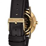Nixon Men's 'Porter Leather' Quartz Stainless Steel Casual Watch, Color: All Gold Black