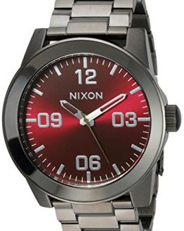 Nixon Men's A3462073-00 Corporal SS Analog Display Japanese Quartz Silver Watch