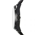 Armani Exchange Men's Dress Black Leather Watch