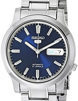 Seiko 5 Men's SNK793 Automatic Stainless Steel Watch with Blue Dial