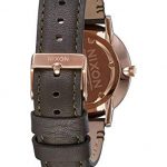 NIXON Porter Leather A1058 - Rose Gold/Gunmetal/Surplus - 50m Water Resistant