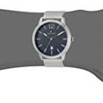 Tommy Hilfiger Men's Quartz Watch with Stainless Steel Strap, Silver, 22