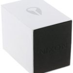 Nixon Men's October Leather Digital Display Watch