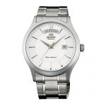 ORIENT MEN'S 41MM STEEL BRACELET & CASE AUTOMATIC WHITE DIAL WATCH FEV0V001WH