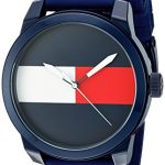 Tommy Hilfiger Men's Quartz Plastic and Rubber Casual Watch, Color:Blue (Model: 1791322)