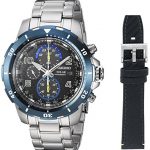 Seiko Men's Chronograph Japanese-Quartz Watch with Stainless-Steel Strap, Silver, 20 (Model: SSC637)