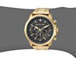 Michael Kors Men's Theroux Analog-Quartz Watch with Stainless-Steel-Plated Strap, Gold