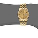 Seiko SGF206 Gold-Tone Dress Watch – Classic Elegance with Day-Date Precision