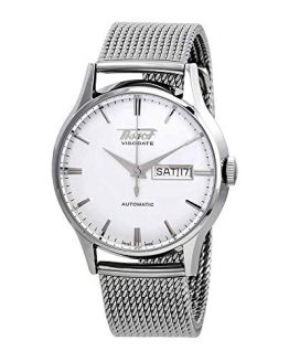 Tissot Men's Stainless Steel Mesh Heritage Visodate Automatic Watch T0194301103100