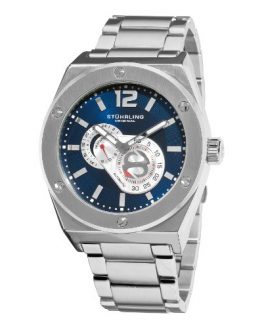 Stuhrling Original Men's 281B.331121 Leisure Gen-X Esprit D'vie Automatic Blue Dial Stainless Steel Bracelet Watch