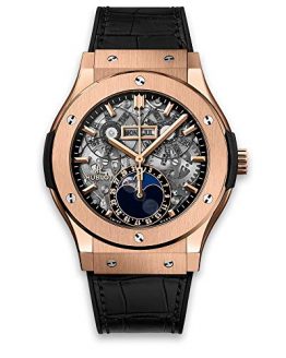 Rose Gold Hublot Classic Fusion Aerofusion Moonphase 45mm Mens Watch 517.OX.0180.LR