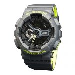 Casio Men's G Shock GA110LN-8A Grey Rubber Quartz Sport Watch