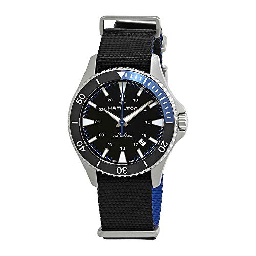 Hamilton Khaki Navy Scuba Men's Watch Black 40mm Stainless Steel Best ...