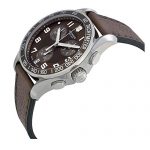 Victorinox Chrono Classic Brown Dial Leather Strap Mens Watch