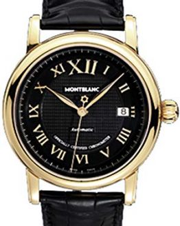 MontBlanc Star Black Guilloche Dial 40mm Men's Watch 103093