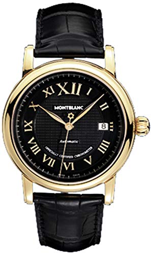 MontBlanc Star Black Guilloche Dial 40mm Men's Watch 103093