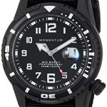 Men's Sports Watch | M50 Nylon Dive Watch by Momentum | Stainless Steel Watches for Men | Sapphire Crystal Analog Watch with Japanese Movement | Water Resistant (500M/1650FT) Classic Watch - Black / 1M-DV54B7B