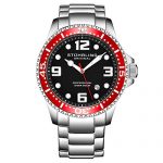Stuhrling Original Mens Swiss Quartz Stainless Steel Sport Analog Dive Watch