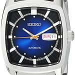 Seiko Men's RECRAFT Series Automatic-self-Wind Watch with Stainless-Steel Strap, Silver, 21 (Model: SNKP23)