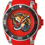 Gucci Dive Red Dial Red Rubber Men's Watch YA136315