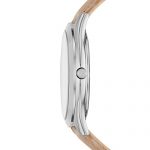 Michael Kors Men's Slim Runway Stainless Steel Quartz Leather Strap, Brown, 22 Casual Watch