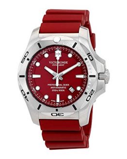 Victorinox V241735 INOX Men's Watches, Red/Red, 45mm