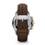 Fossil Dean Chronograph Leather Watch - Brown