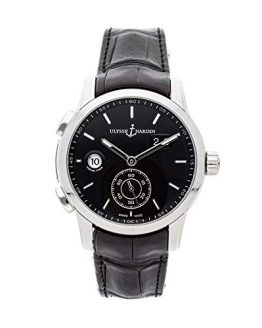 Ulysse Nardin Dual Time Mechanical (Automatic) Black Dial Mens Watch