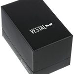 Vestal Unisex Canteen Leather Analog Display Quartz Black Watch