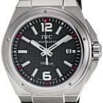 IWC Men's IW323601 Ingenieur Mission Earth Black Textured Dial Watch