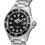 Phoibos Men's 300M Dive Watch Swiss Quartz Black Sport Watch