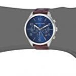 Michael Kors Men's Merrick Stainless Steel Analog-Quartz Watch with Leather Strap, Brown