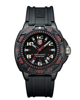 Luminox Men's 0215.SL Sentry 0200 Black Dial With Red Markings Watch