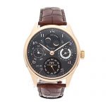 IWC Portuguese Mechanical (Automatic) Black Dial Mens Watch IW5021-03 (Certified Pre-Owned)