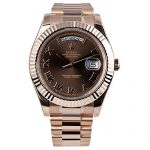 Rolex Day-Date II 41 President Everose Gold Watch Chocolate Dial