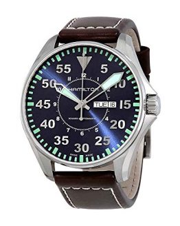 Hamilton Khaki Aviation Pilot Automatic Blue Dial Mens Watch H64715545