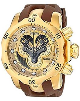 Invicta Men's 14464 Venom Analog Display Swiss Quartz Brown Watch