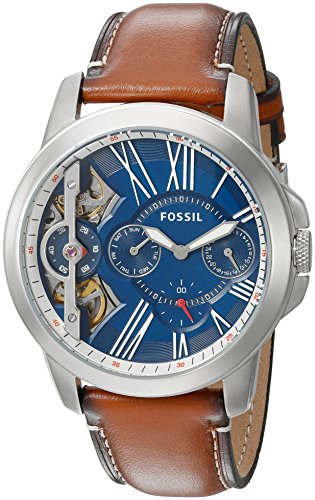 Fossil Mens ME1161 Grant Twist Three-Hand Luggage Leather Watch