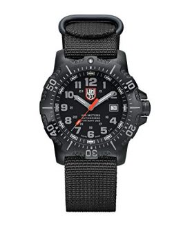 Luminox Divers Mens Watch in Black A.N.U. (Authorized for Navy Use) (XS.4221/4200 Series) - 200m Waterproof Stainless Steel Case Antireflective Sapphire Crystal