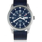 Seiko Men's Analogue Automatic Watch with Textile Strap SNZG11K1
