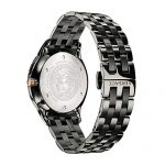 Versace Men's Business Slim Quartz Watch with Stainless-Steel Strap, Black