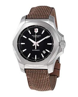 Victorinox Swiss Army 241836 Men's I.N.O.X. Mechanical Black Dial Strap Watch